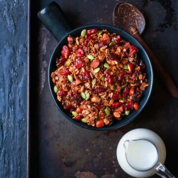 Almond Date Granola | Easy Breakfast Recipe