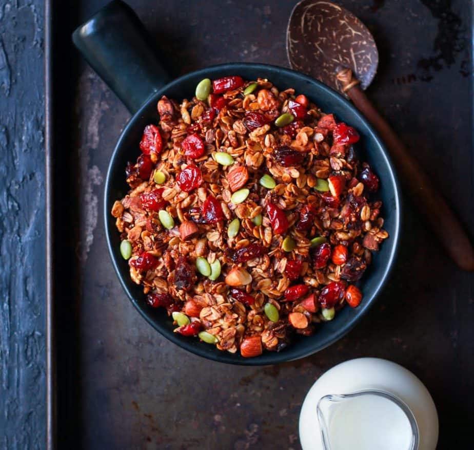 Almond Date Granola | Easy Vegan Breakfast Recipe