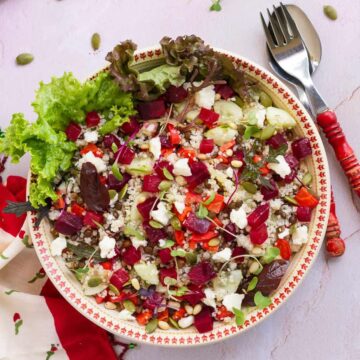 Lentil & Millet Salad | Easy glutenfree healthy lentil millet summer salad
