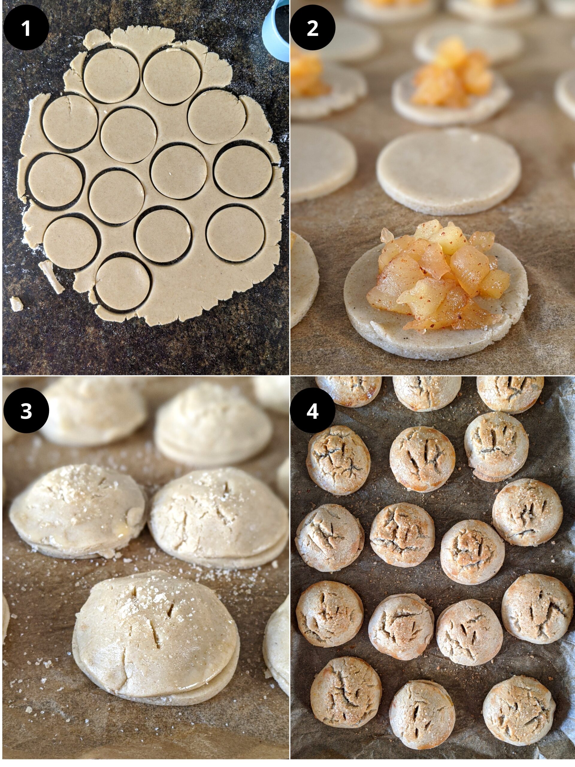 Steps for making Gluten-free Apple Hand Pies | easy apple pie recipe