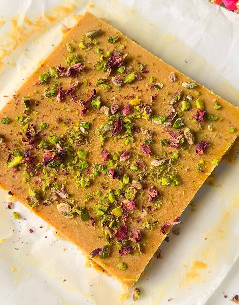 Ready besan burfi