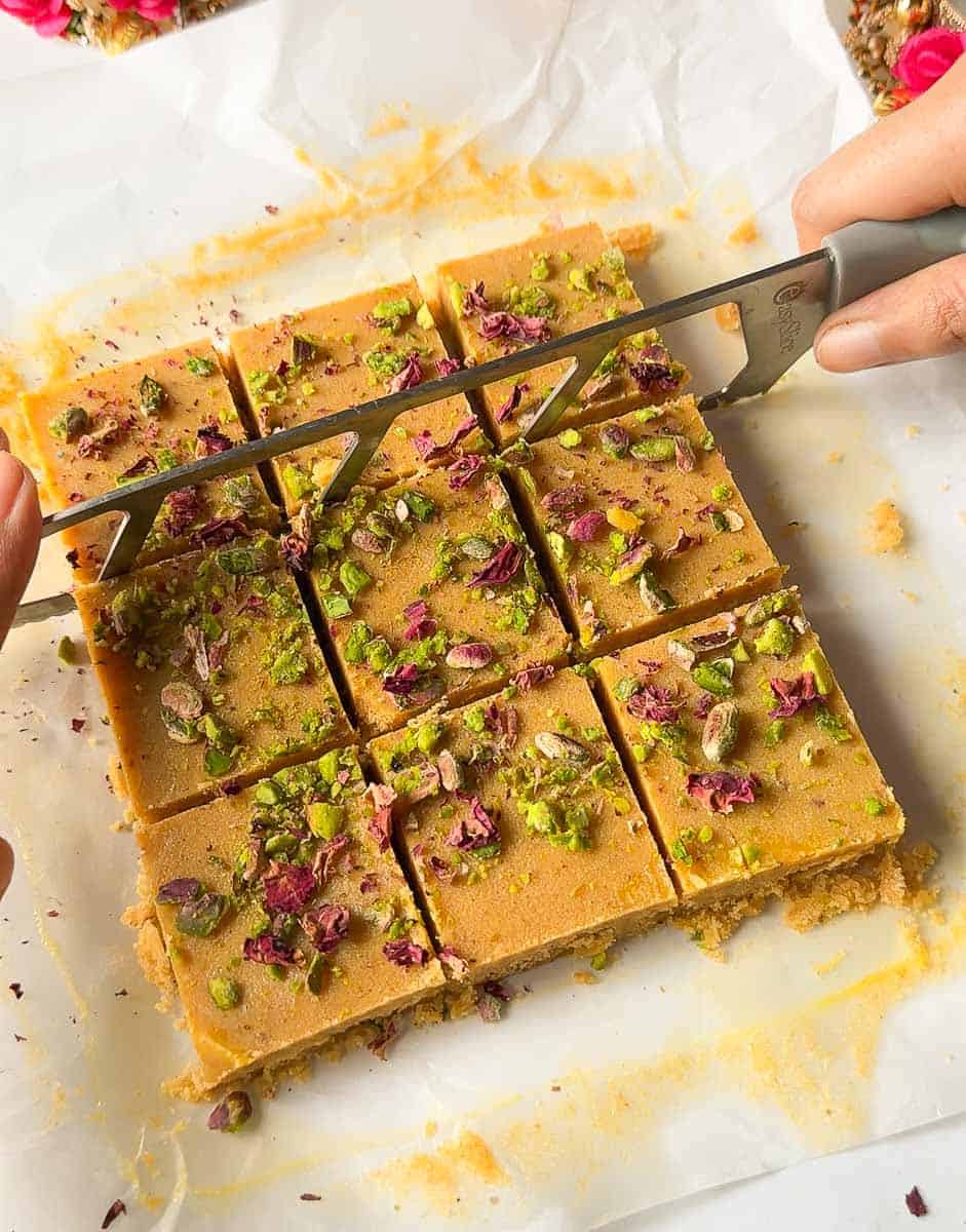 Cut into squares