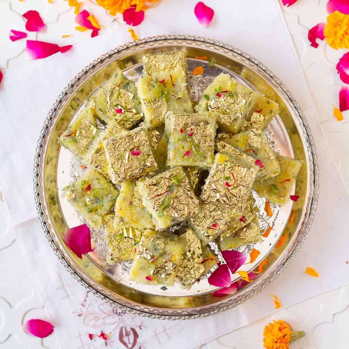 Easiest Coconut Burfi Recipe