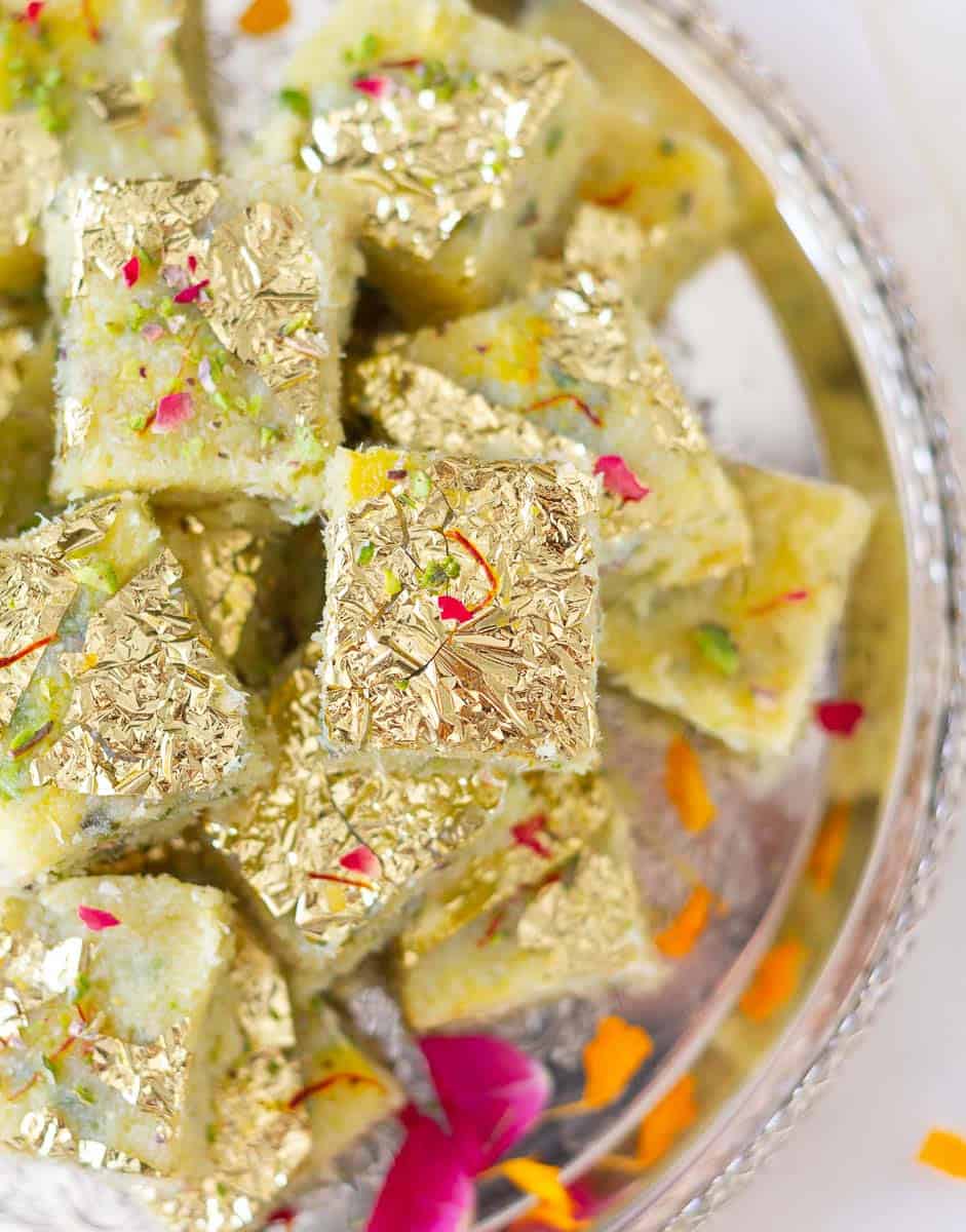 Easiest Coconut Burfi Recipe