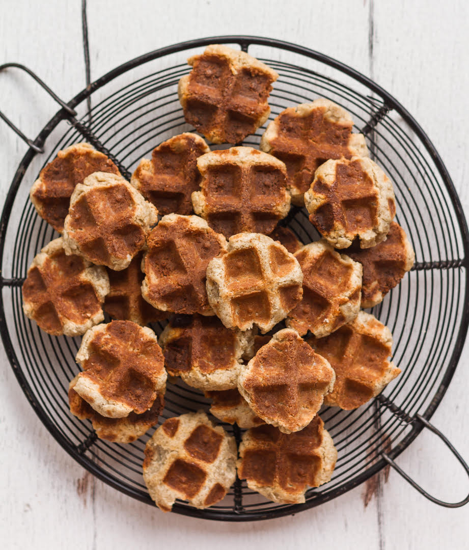 Gluten-free Waffle Cookies | Eggless Waffle Cookies Recipe