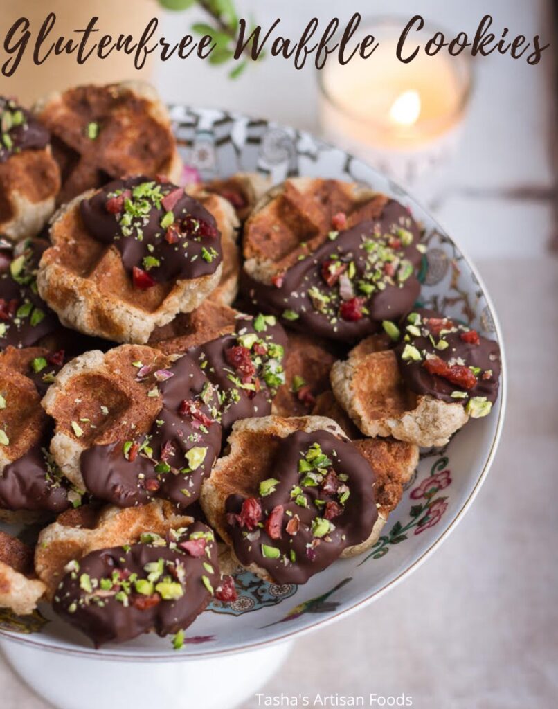 Gluten-free Waffle Cookies | Eggless Waffle Cookies Recipe