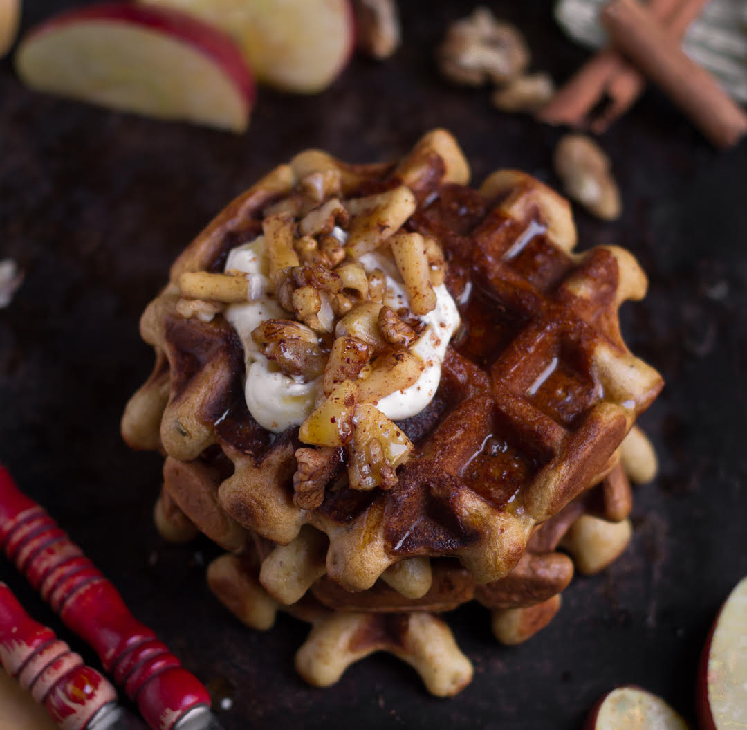 Gluten-free Apple Cinnamon Waffles