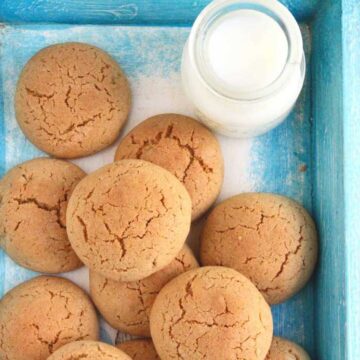 Wholewheat Chai Spiced Walnut Cookies