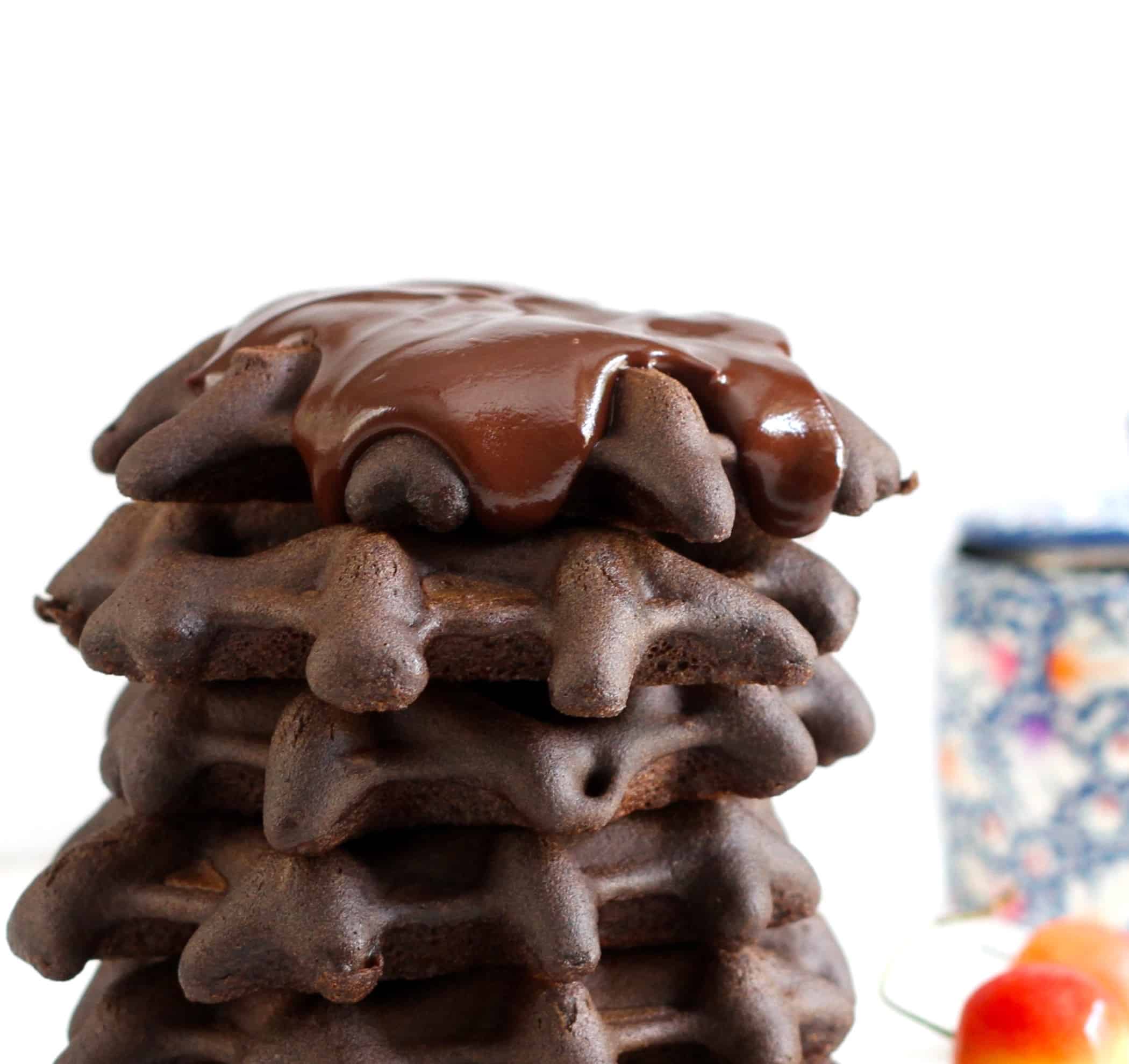 Glutenfree Brownie Waffles