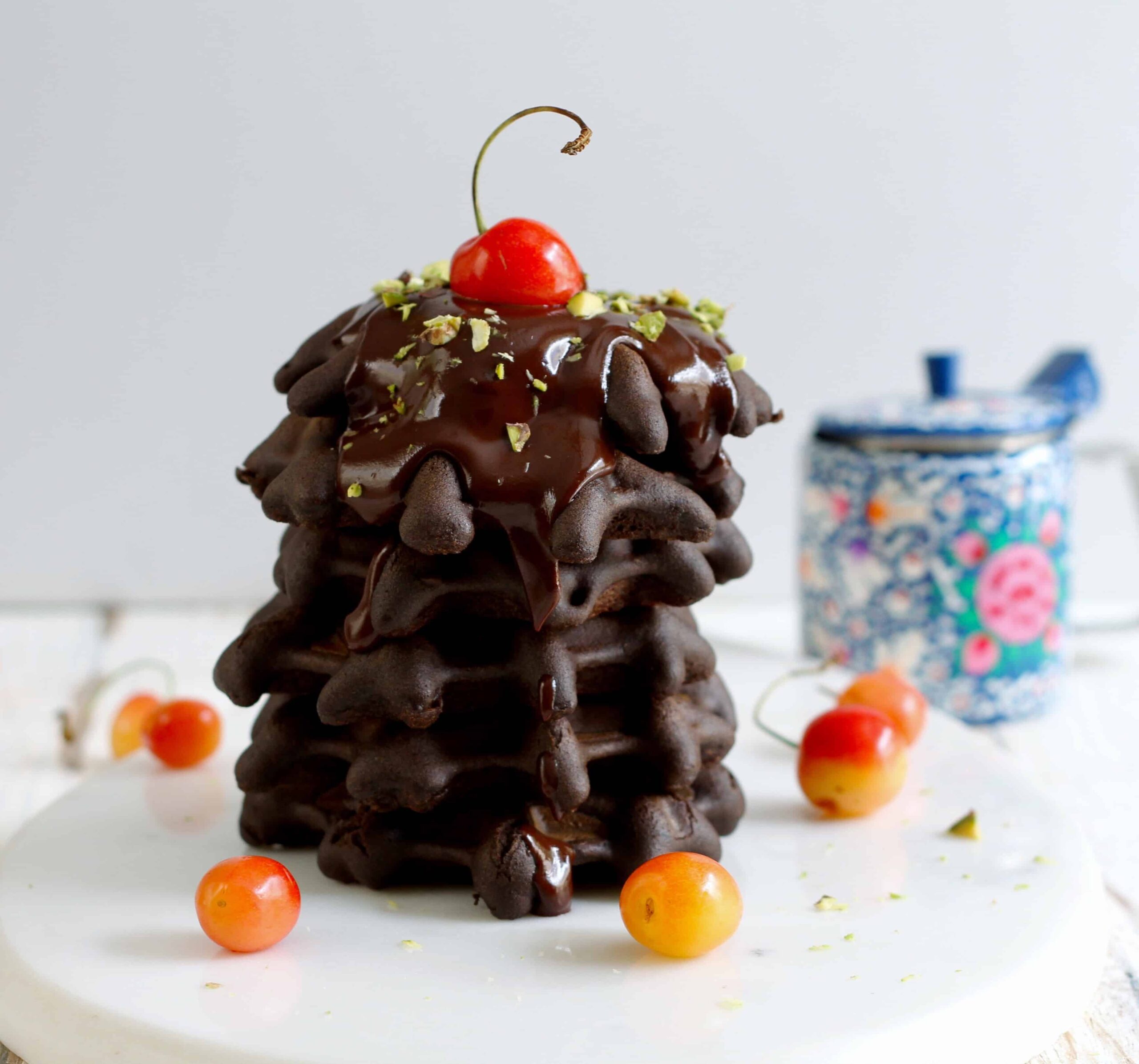 Glutenfree Brownie Waffles