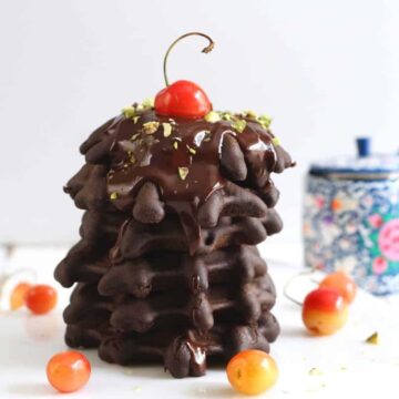 Glutenfree Brownie Waffles