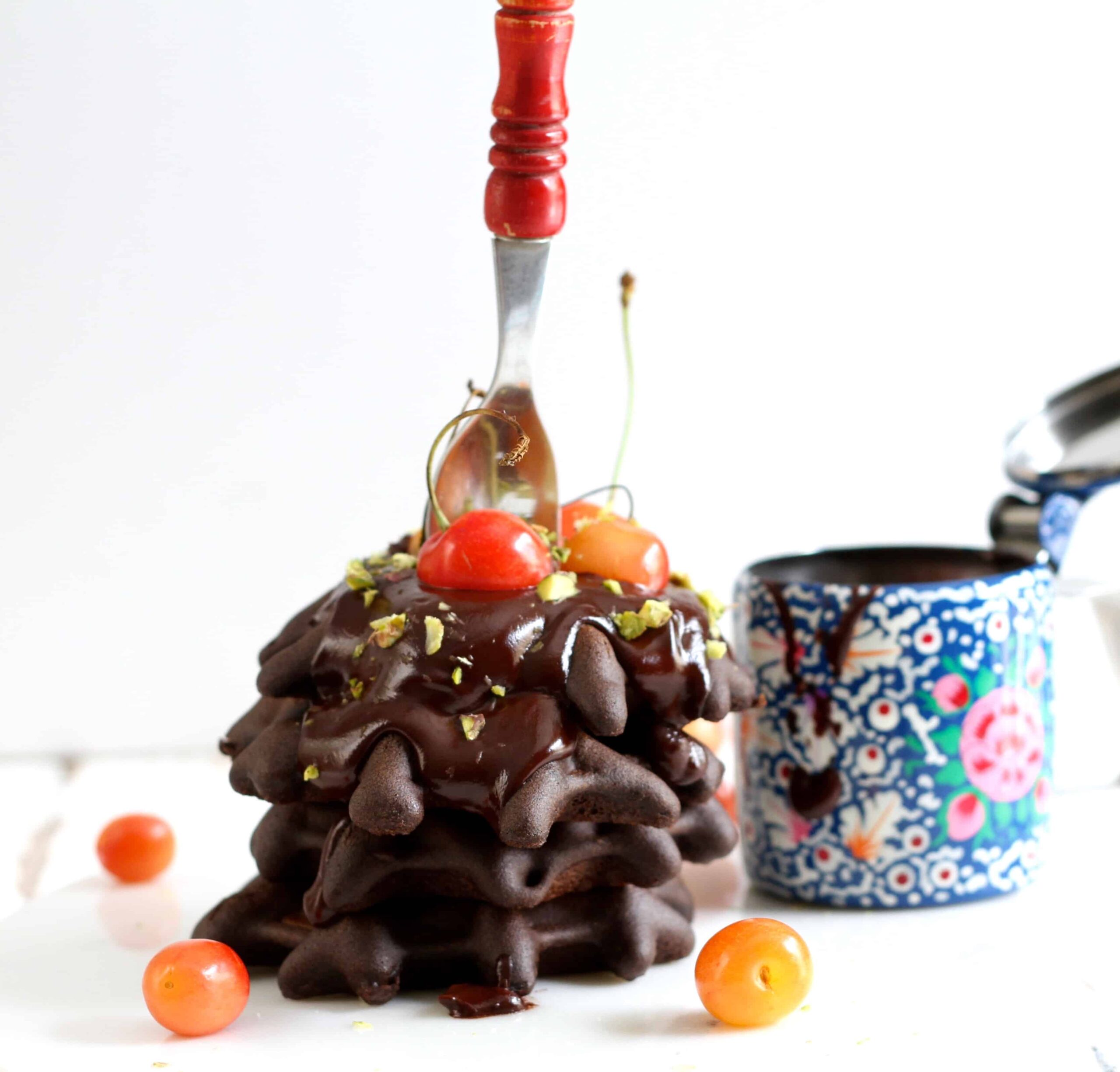 Glutenfree Brownie Waffles