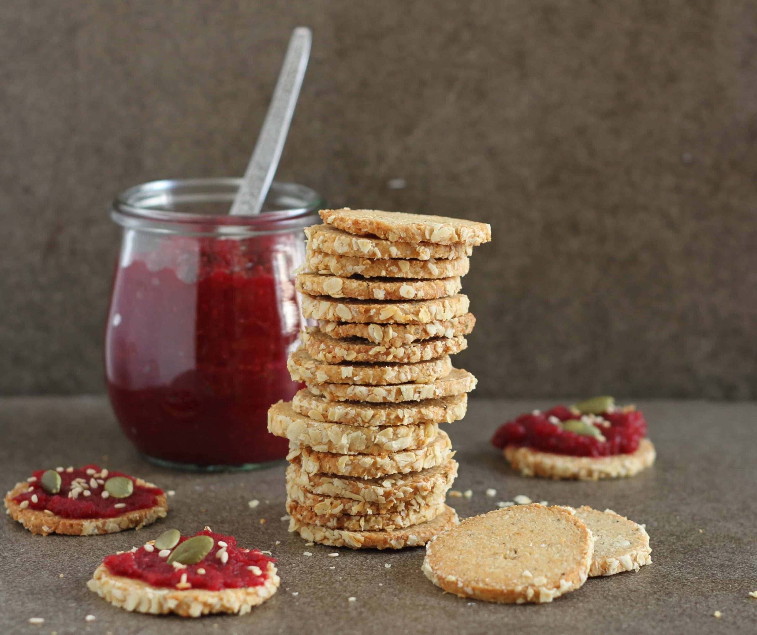 Homemade Wholegrain Ajwain (Carom seed) Crackers, Crackers, Wholegrain, homemade, healthy