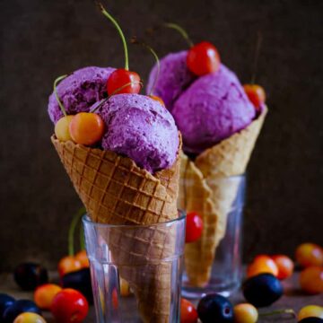 Vegan Jamun ( Java Plum) Icecream