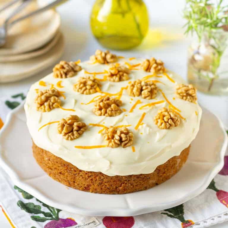 Eggless Carrot Cake
