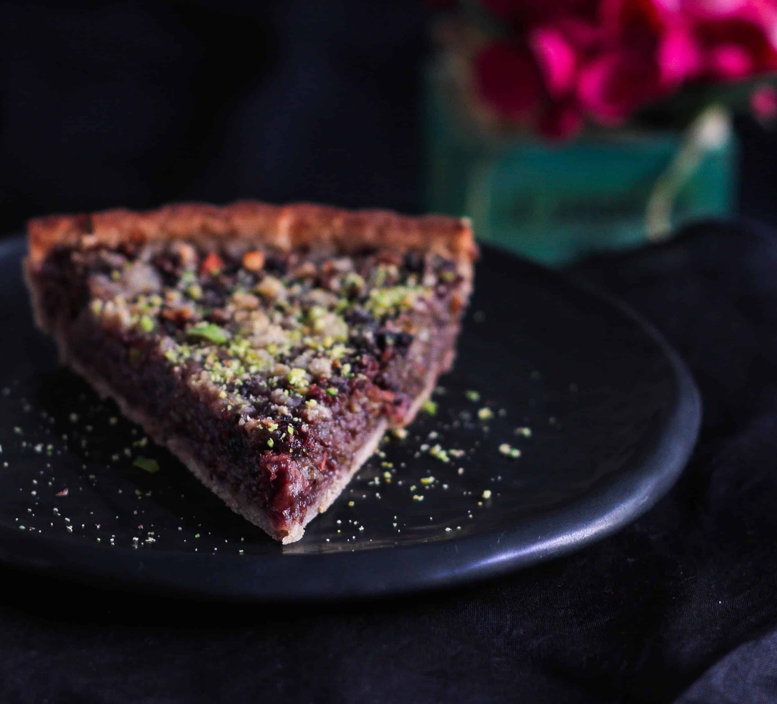 Best Mulberry Pie with crumble