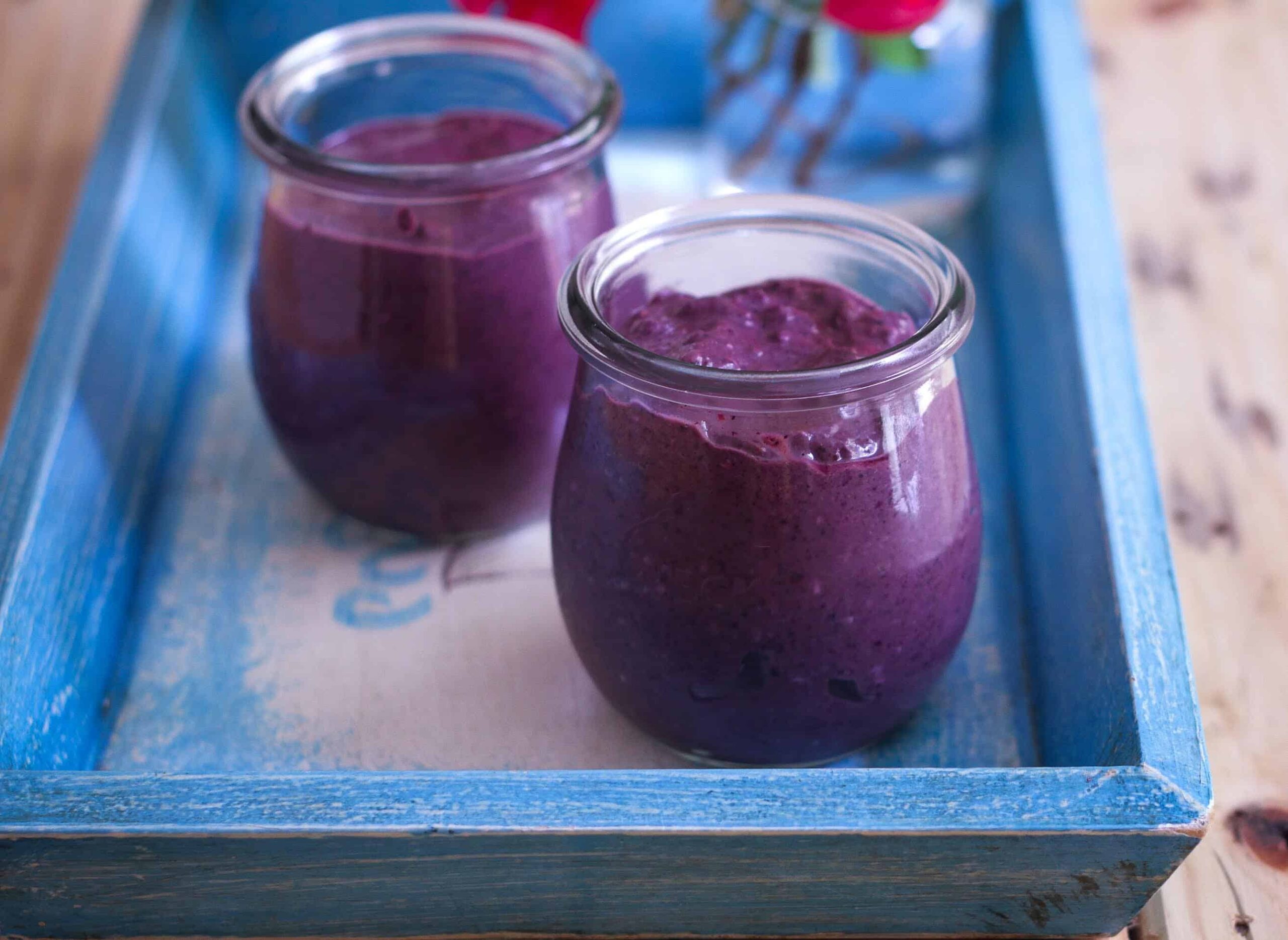 Blueberry Overnight Oats without toppings