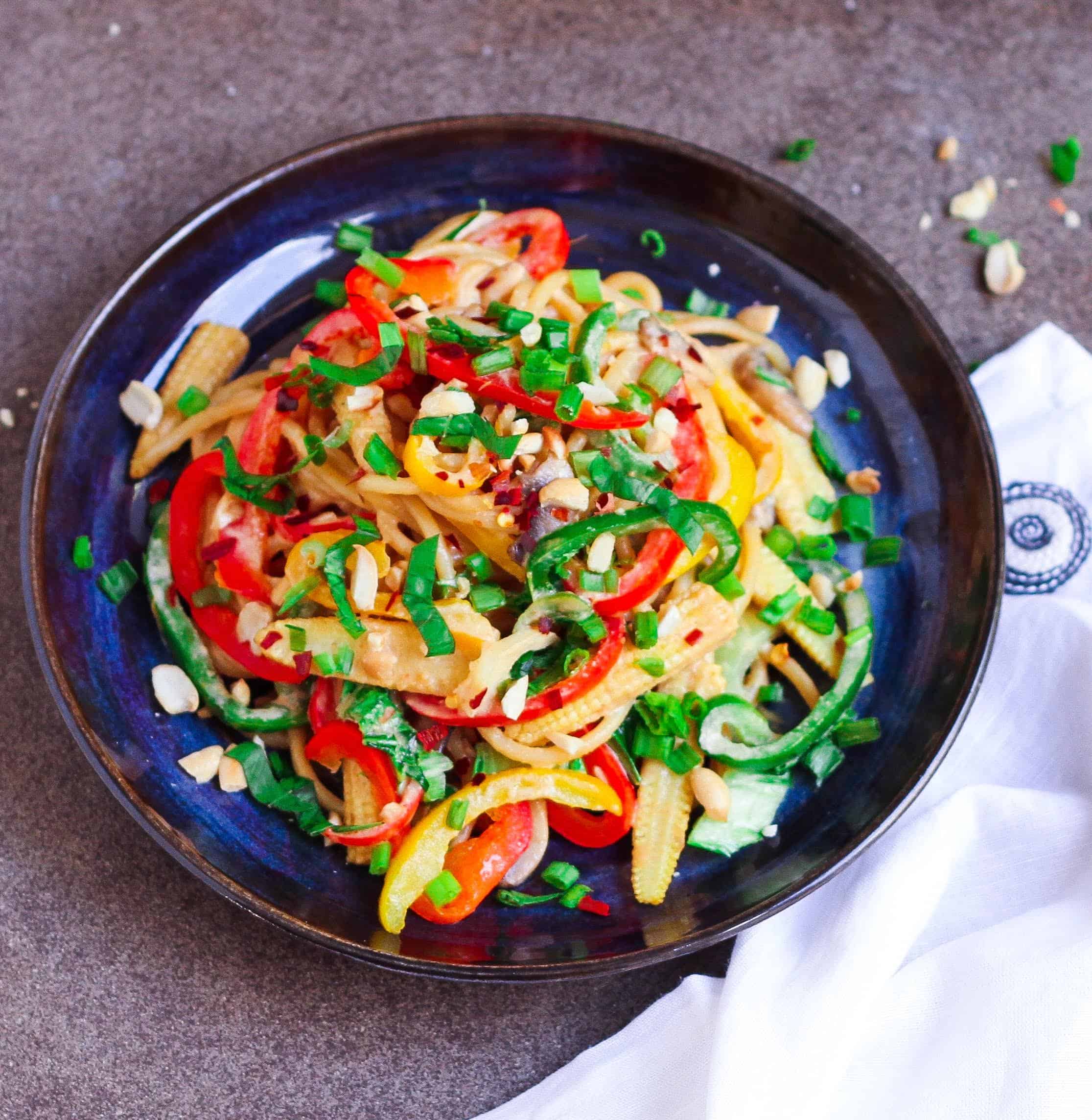 Thai Peanut Noodles Recipe
