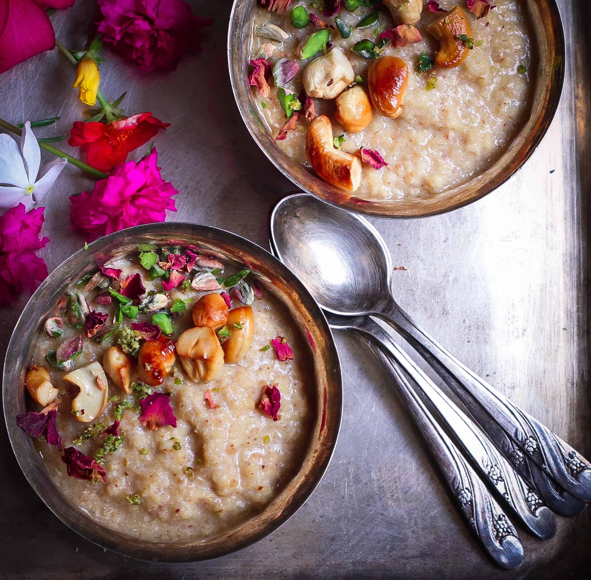 Almond Millet Kheer (Pudding) | healthy refined sugarfree glutenfree vegan friendly recipe Almond Millet Kheer (Pudding) healthy refined sugarfree glutenfree recipe