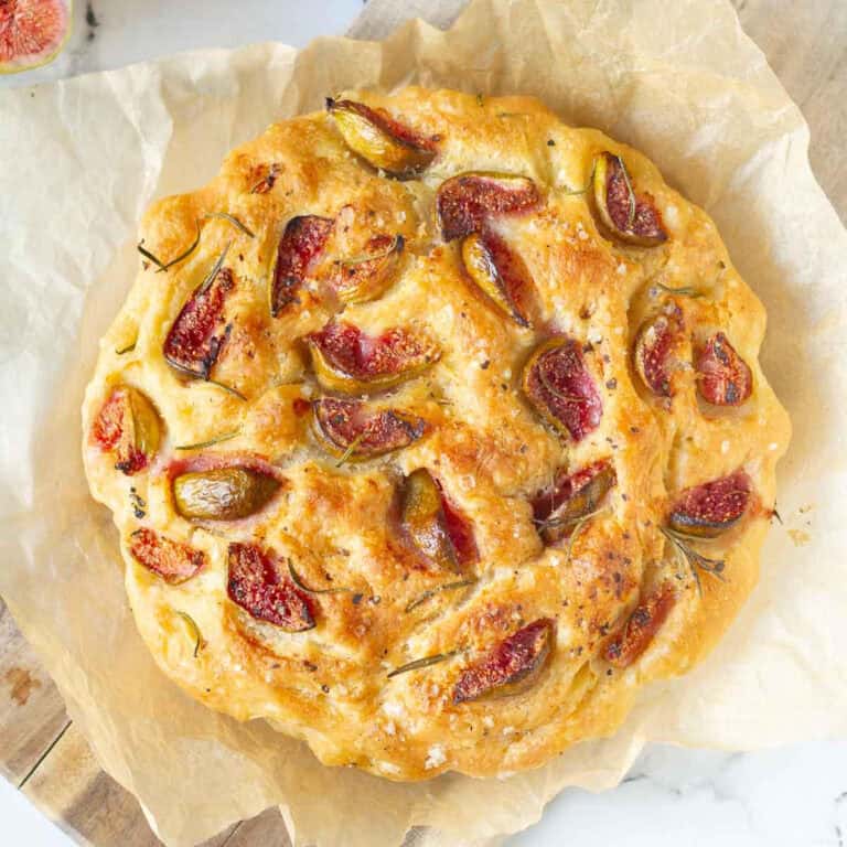 No-Knead Fig Focaccia