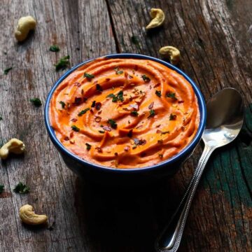 Cashew Roasted Red Pepper Sauce vegan dairyfree healthy