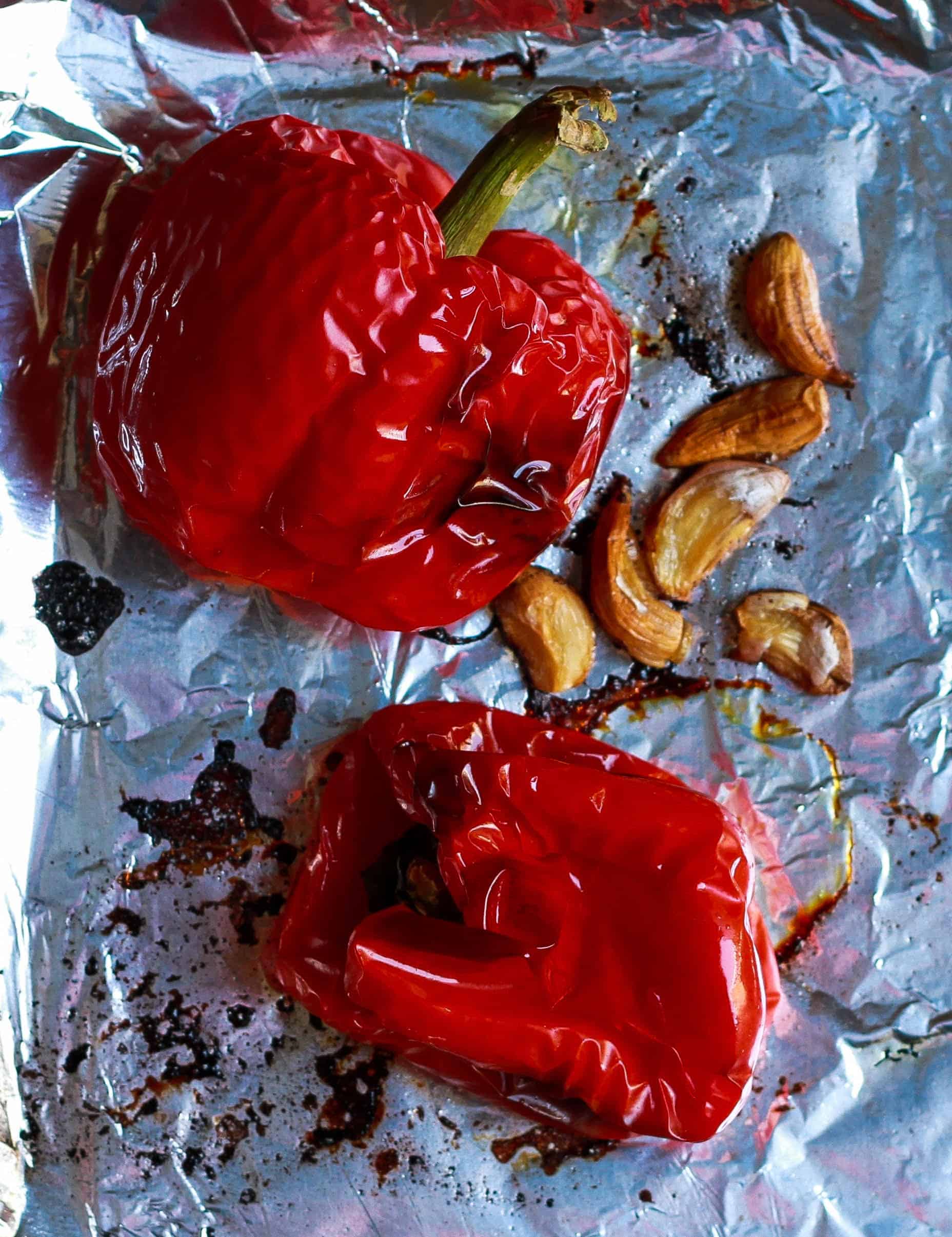 Easy Cashew Roasted Red Pepper Sauce | vegan dairyfree healthy Easy Cashew Roasted Red Pepper Sauce vegan dairyfree healthy