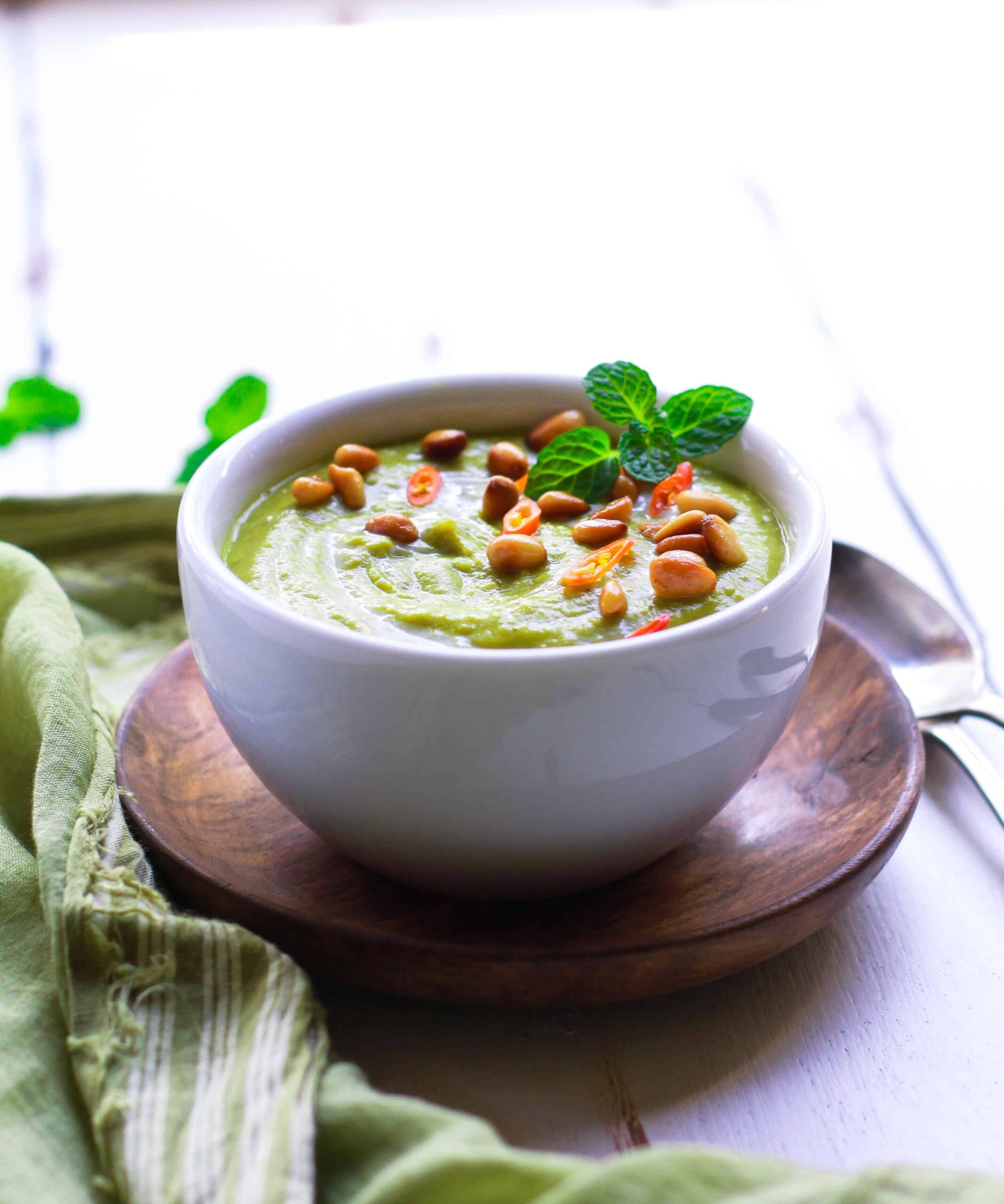 Creamy Green Pea Soup Recipe