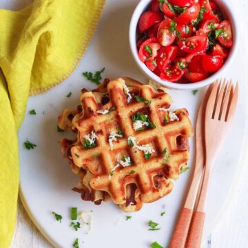 Savory Cheese Waffles