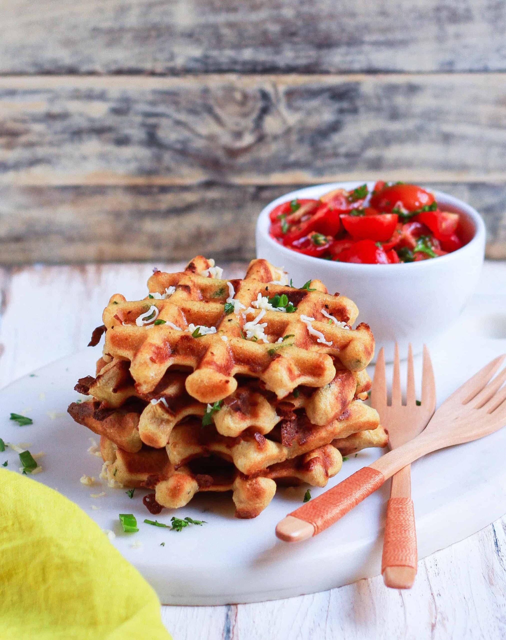 Savory Cheese Waffles