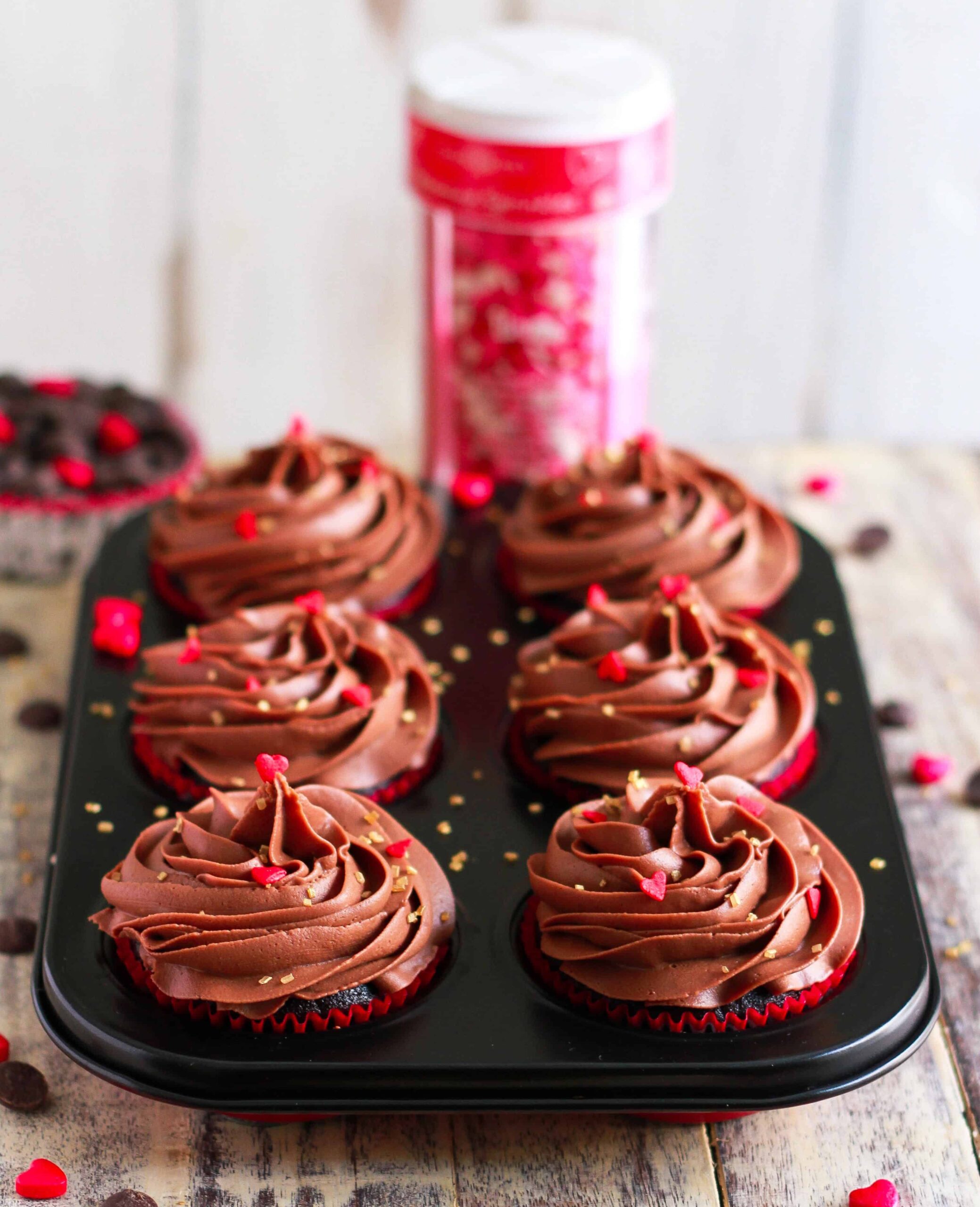 Mocha Cupcakes With Chocolate Frosting