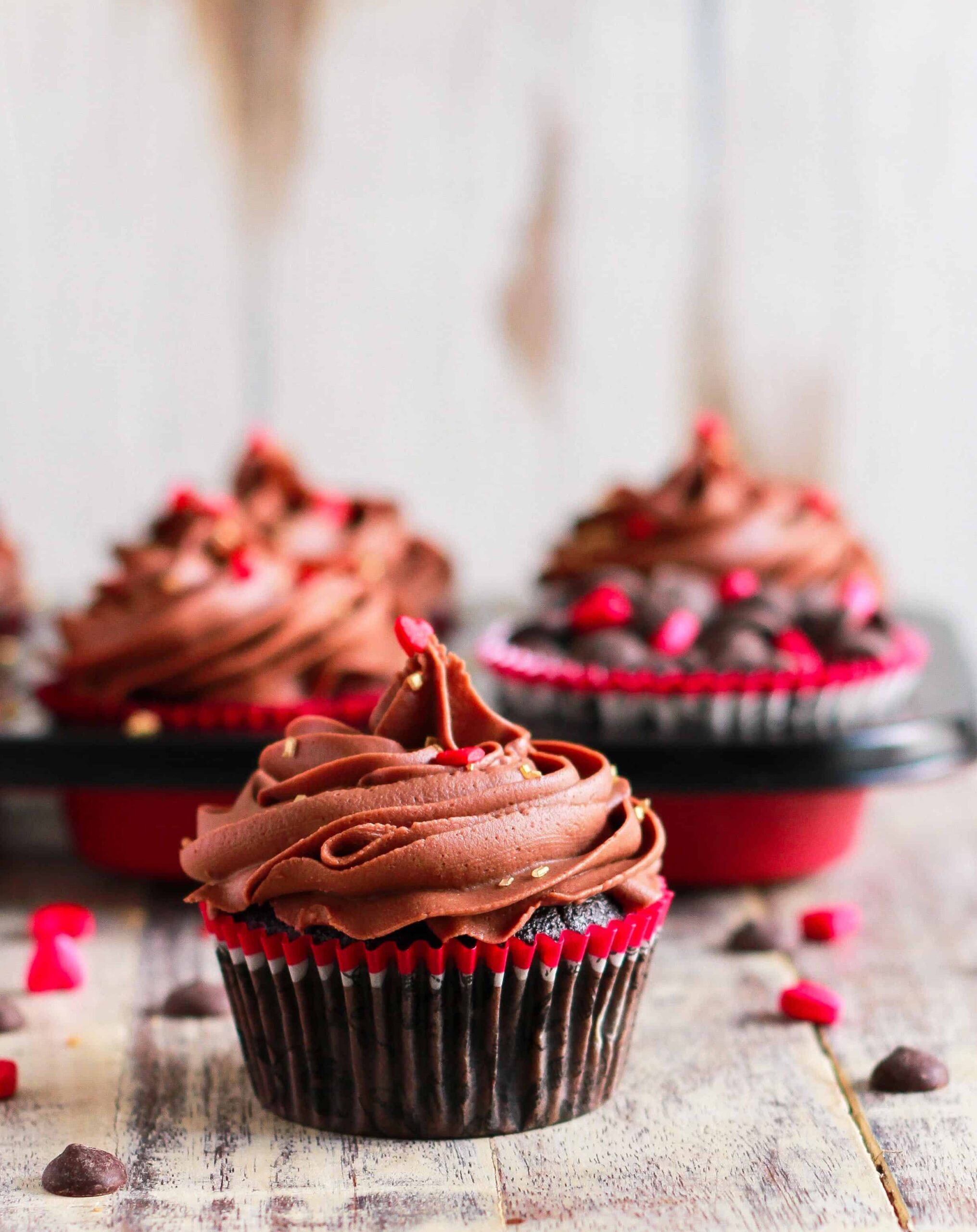 Mocha Cupcakes With Chocolate Frosting
