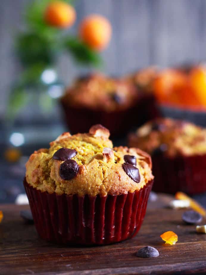 Quinoa Orange Muffins vegan refined sugarfree healthy treats