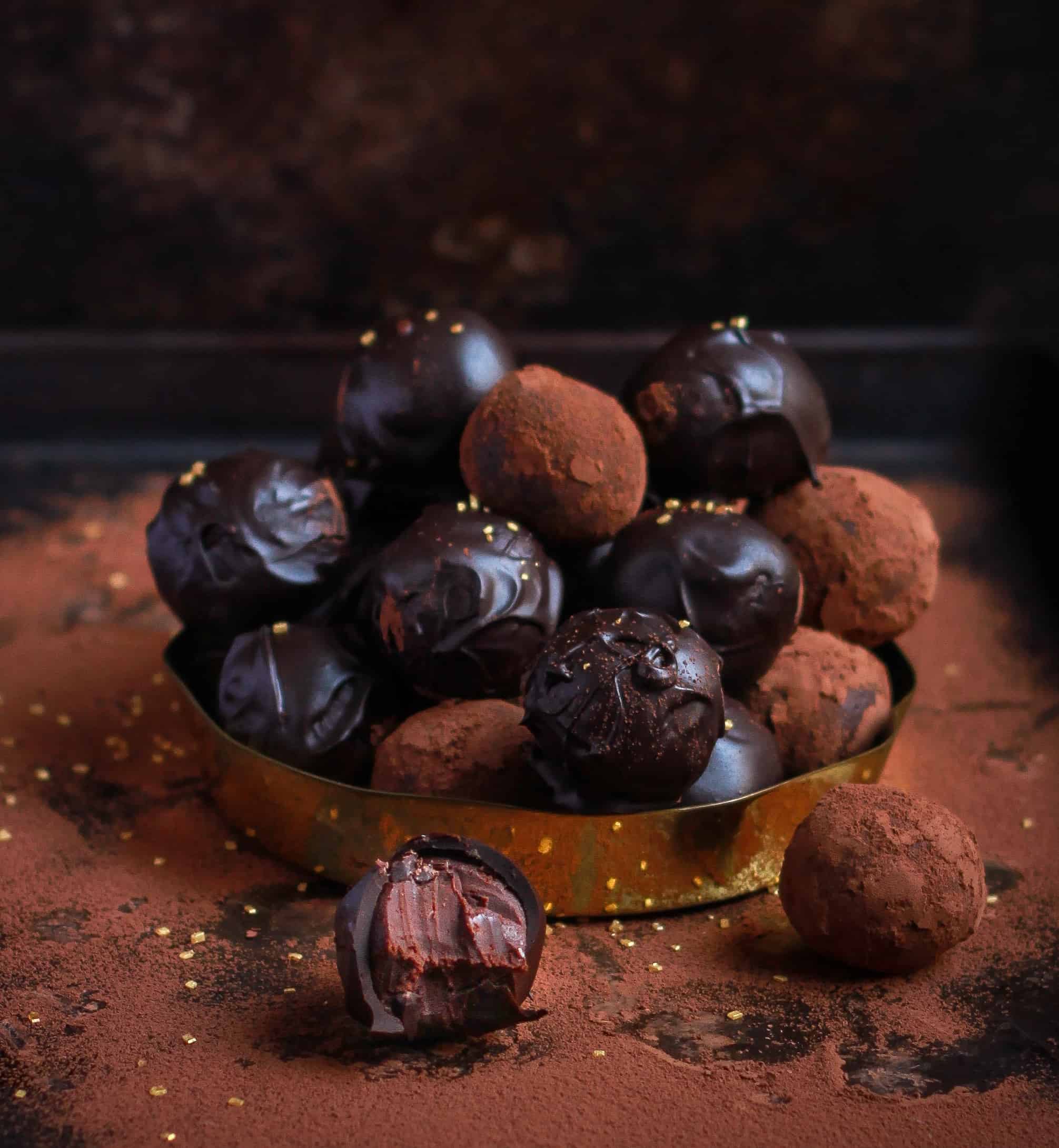 Baileys Chocolate Truffles easy fun recipe for Valentines Day