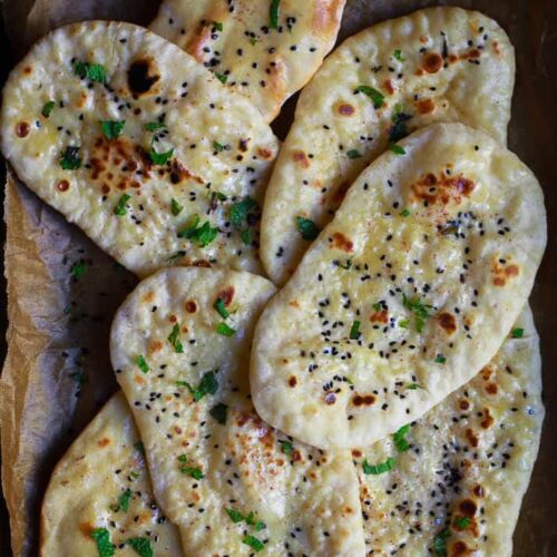 Easy Stovetop Naan | No- Yeast Recipe
