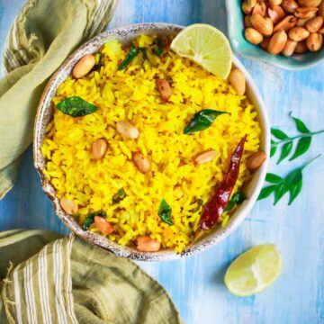 Lemon Rice | How To Make Lemon Rice | Easy Vegan Gluten-Free Recipe
