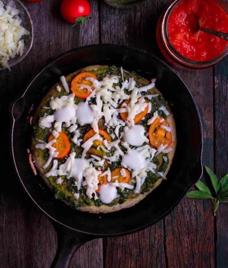 No-Yeast Stovetop Pizza| Easy pizza recipe