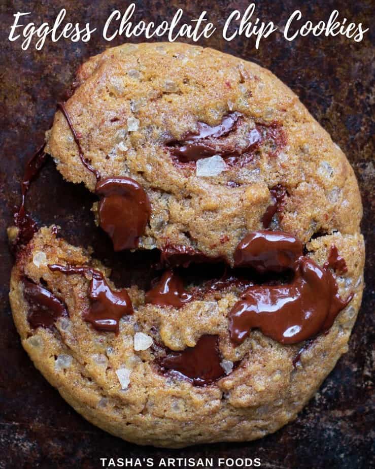 Eggless Chocolate Chip Cookies | Easy chocolate chip cookies recipe