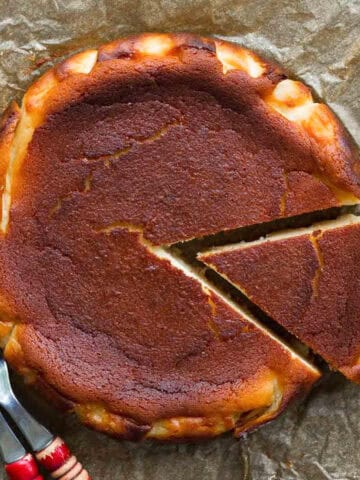 Basque cheesecake