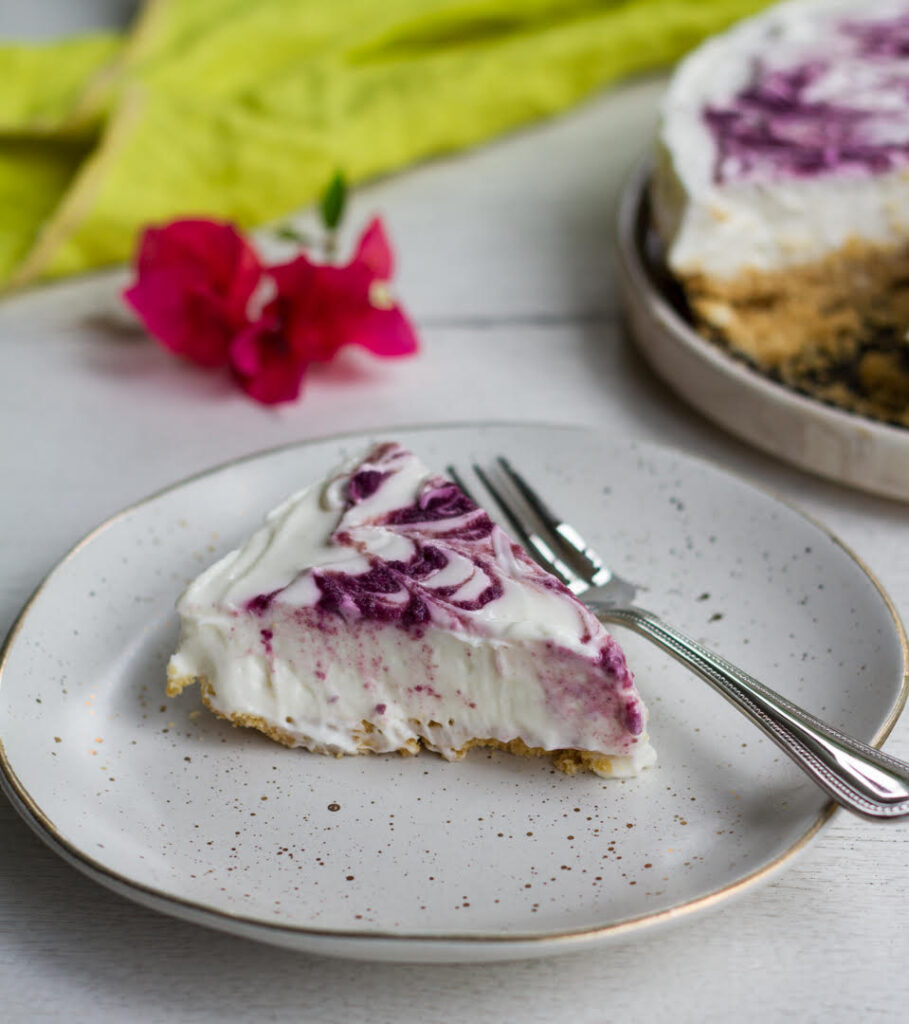 No- Bake Jamun Cheesecake | Eggless recipe