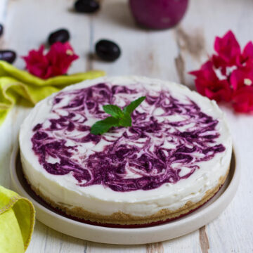 No- Bake Jamun Cheesecake