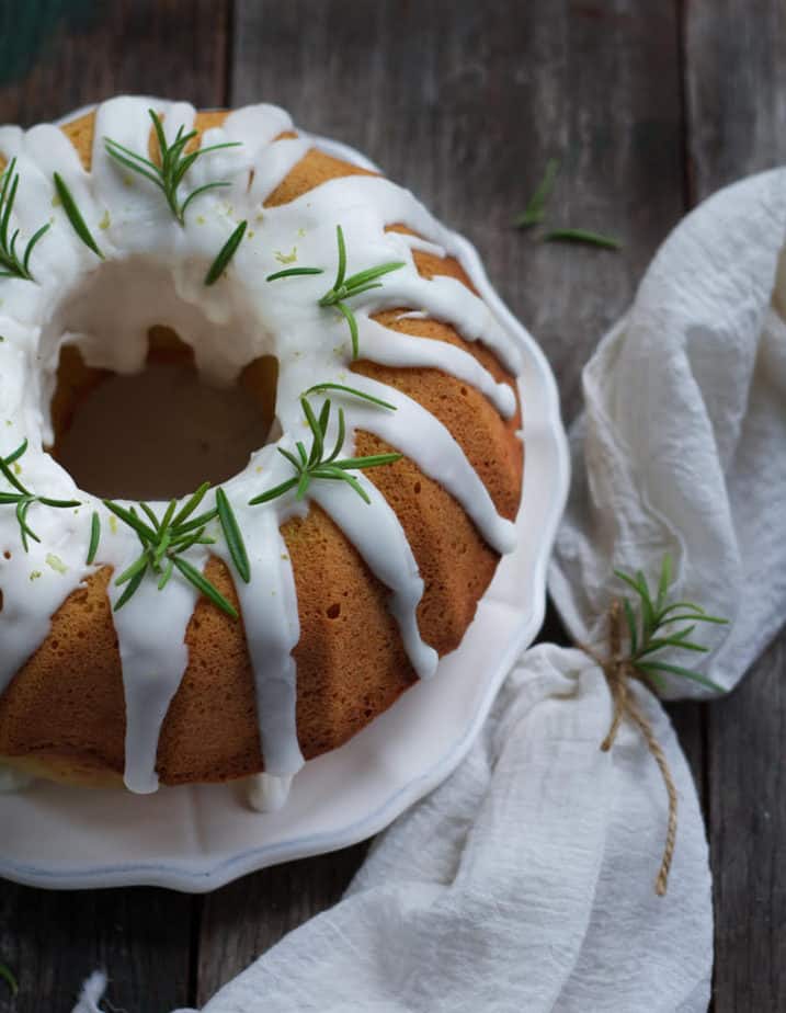 Rosemary Lemon Olive Oil Cake