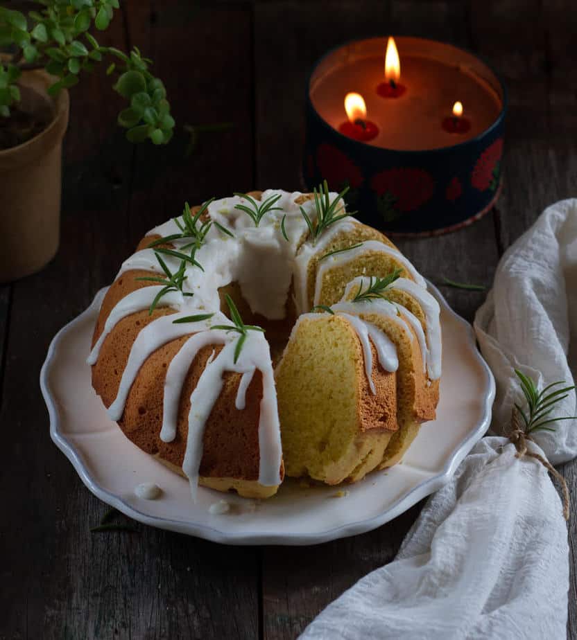 Rosemary Lemon Olive Oil Cake.