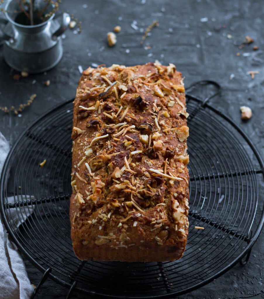 Coconut Banana Bread | Easy vegan recipe