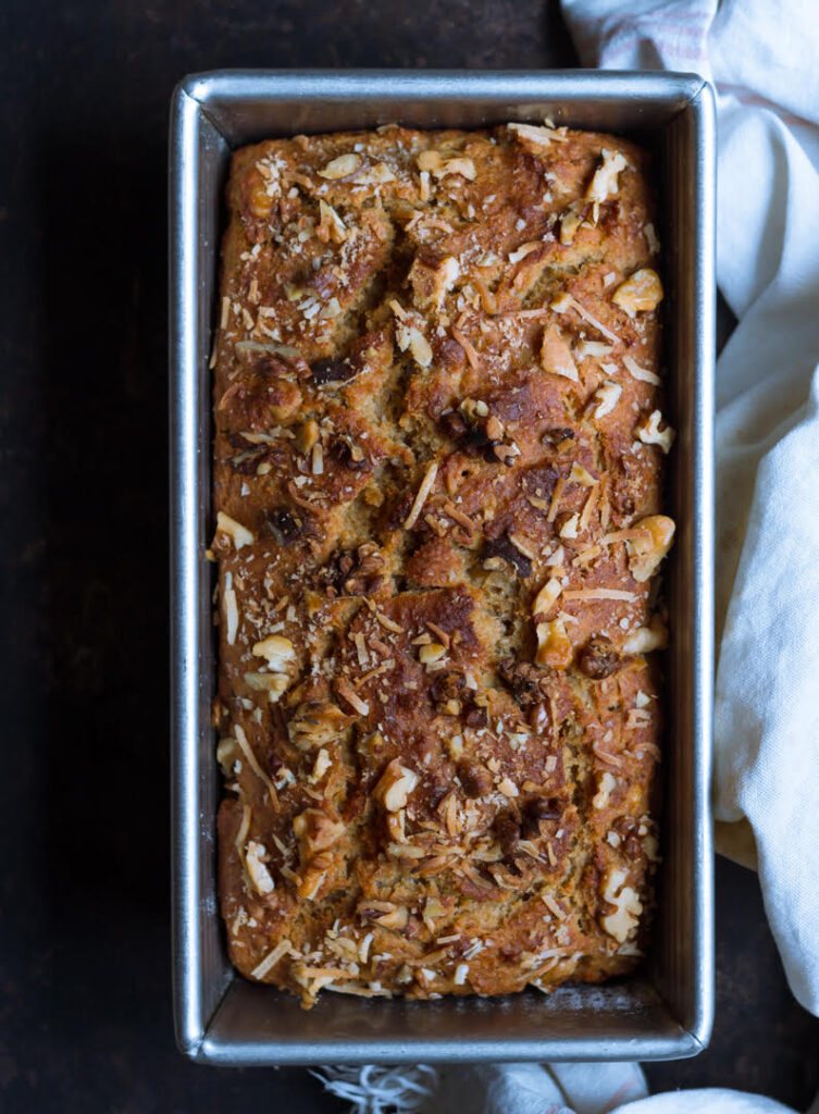 Coconut Banana Bread | Easy vegan recipe