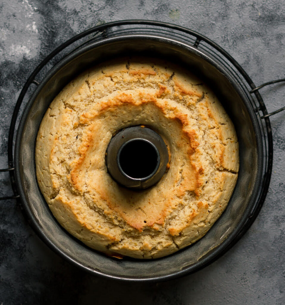 Cream Cheese Pound Cake | Eggless Cream Cheese Pound Cake Recipe