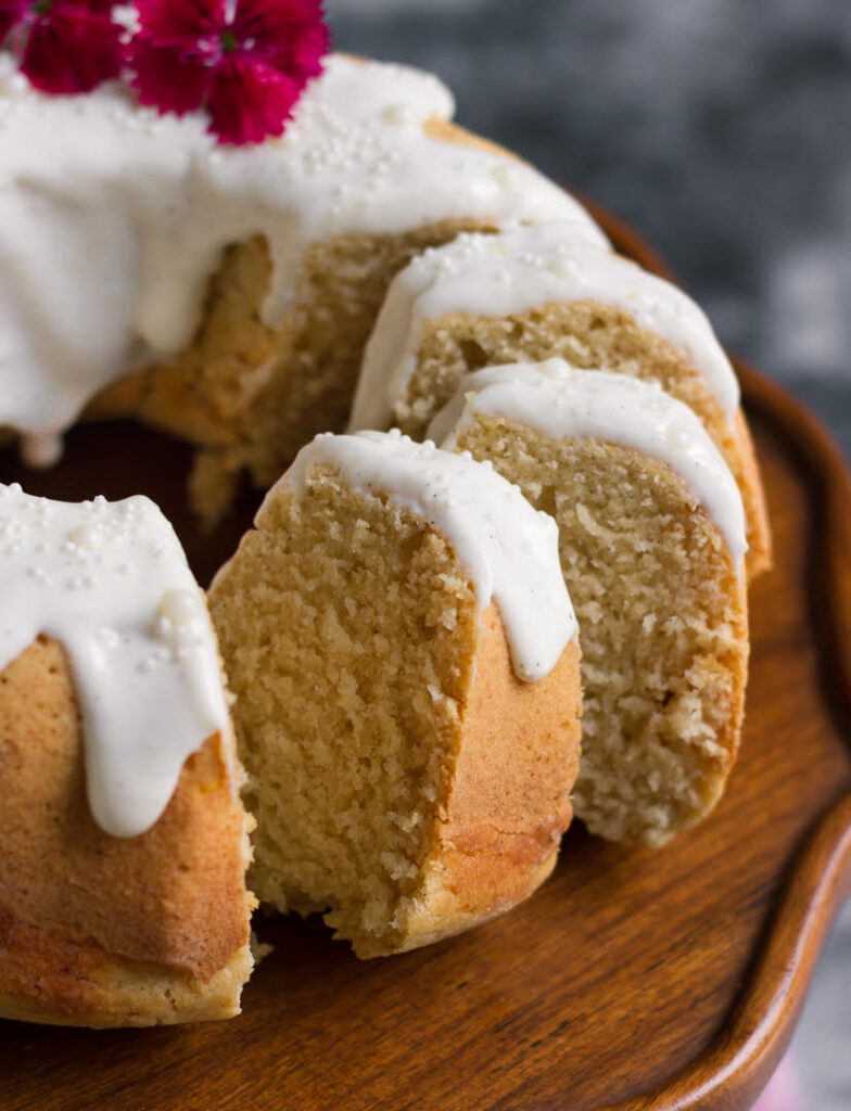 Cream Cheese Pound Cake | Eggless Cream Cheese Pound Cake Recipe
