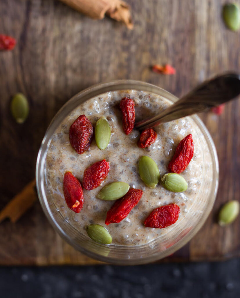 Date & Cinnamon Chia Pudding | Easy Vegan Chia Pudding Recipe