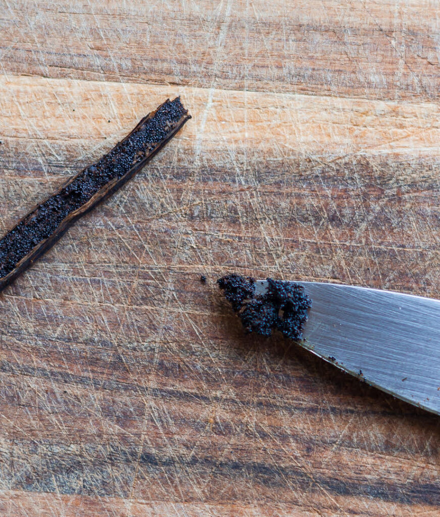 Prepping vanilla beans for Homemade Vanilla Extract | How to make vanilla extract