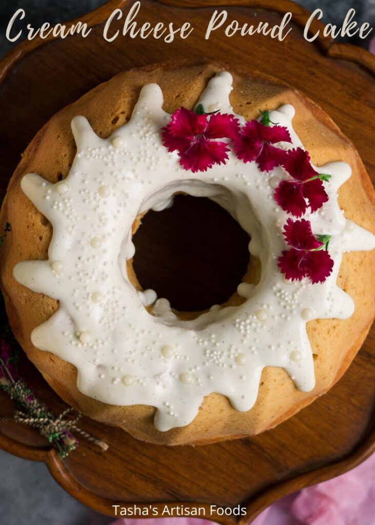 Cream Cheese Pound Cake | Eggless Cream Cheese Pound Cake Recipe