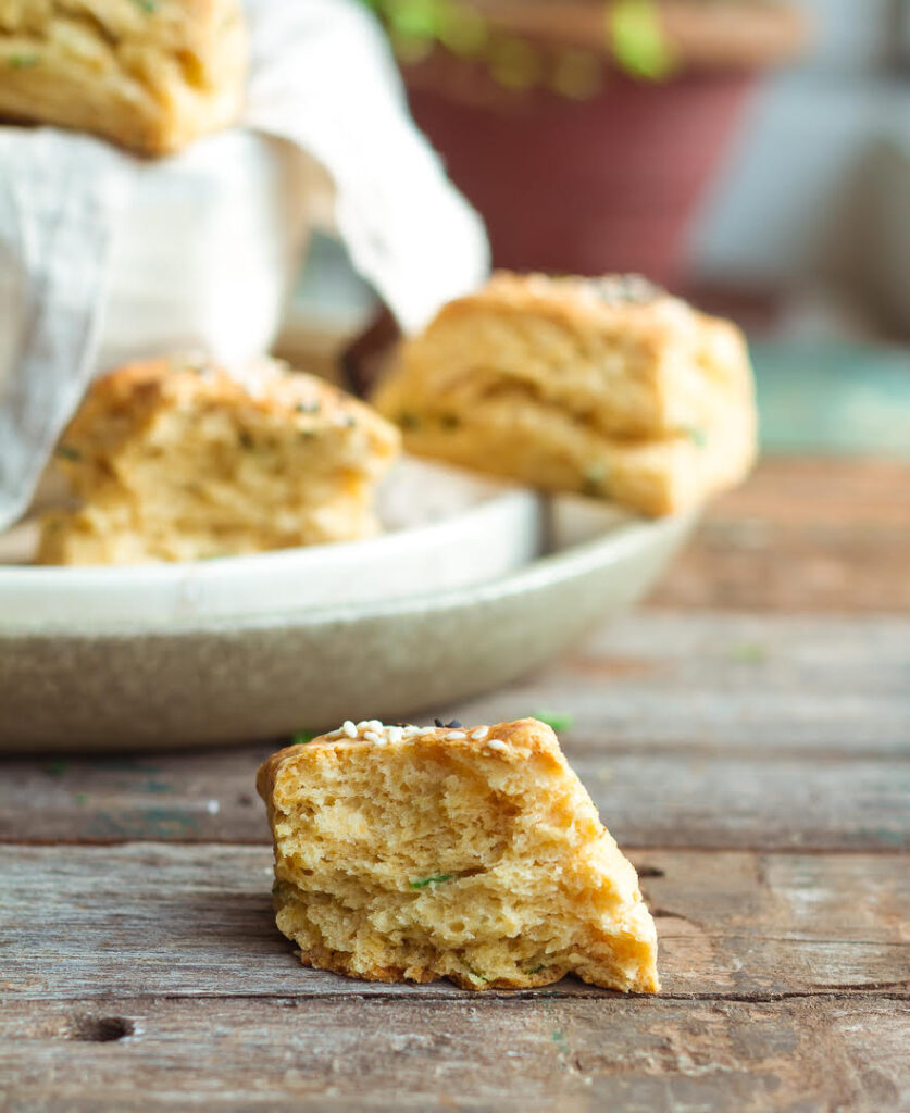 Easy Miso Scones |eggless Miso Scones/ Biscuits